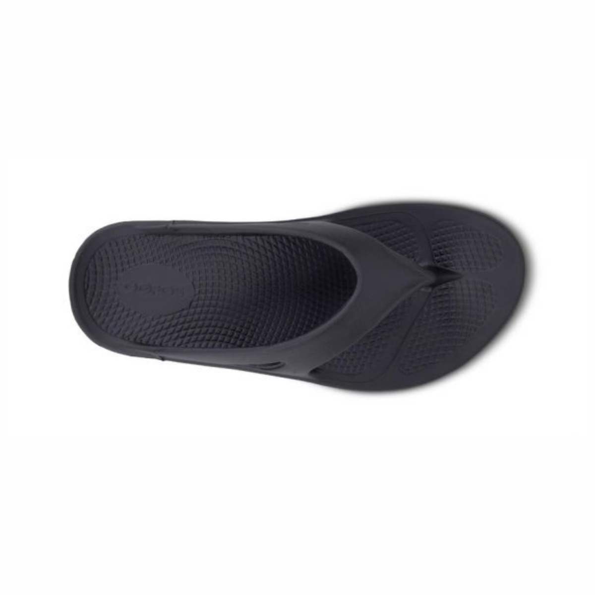 Alternative view of OOFOS UNISEX THONG BLACK